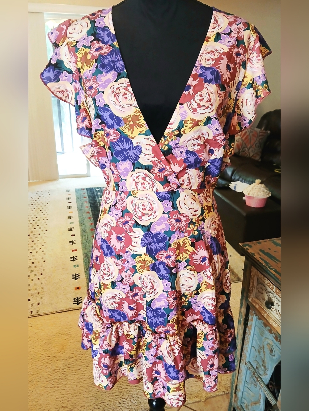 SHEIN BACKLESS DRESS, XL NWOT